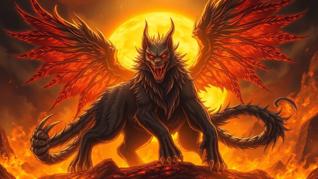 Marchosias Demon in the Lesser Key of Solomon