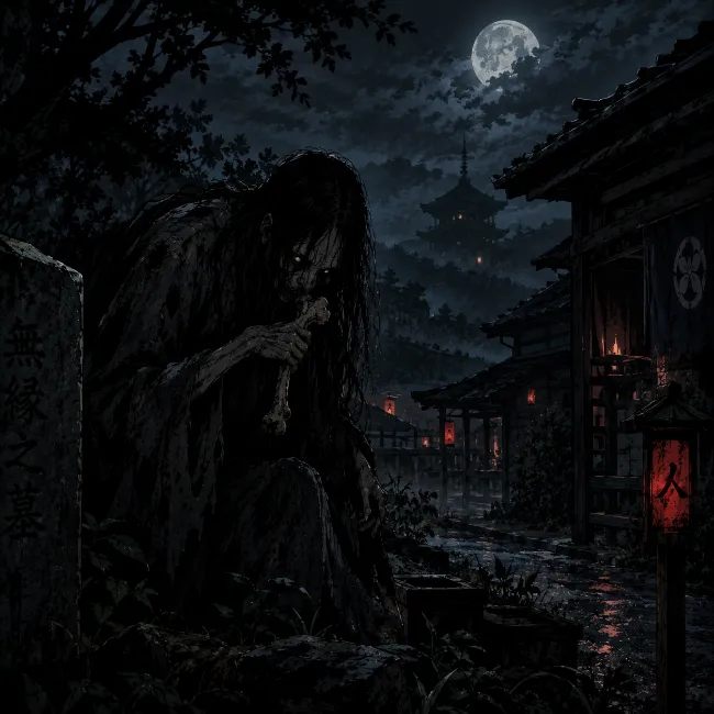 Jikininki-Human Eating Ghost encounter
