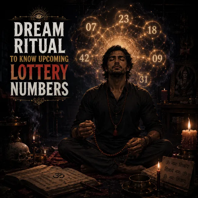 dream ritual to know lottery number in dreams