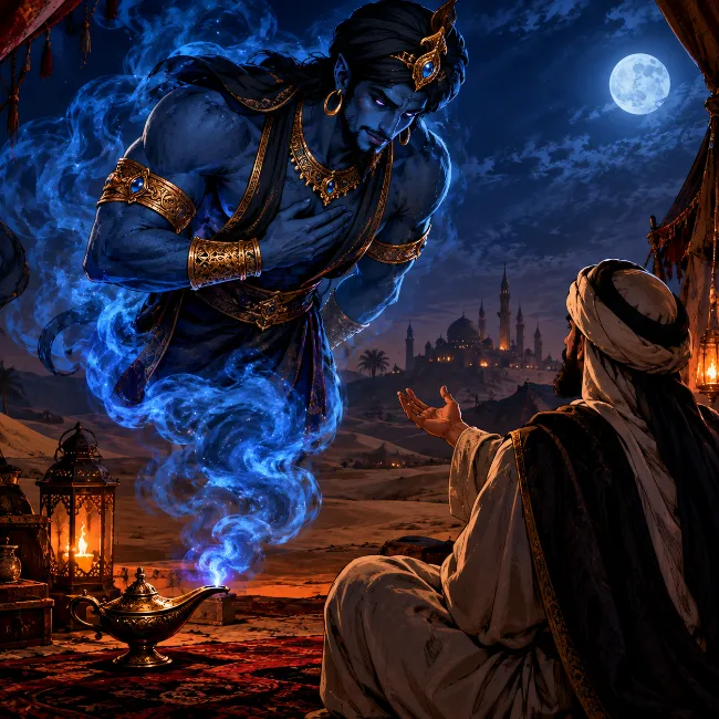 paranormal superpower of a djinn