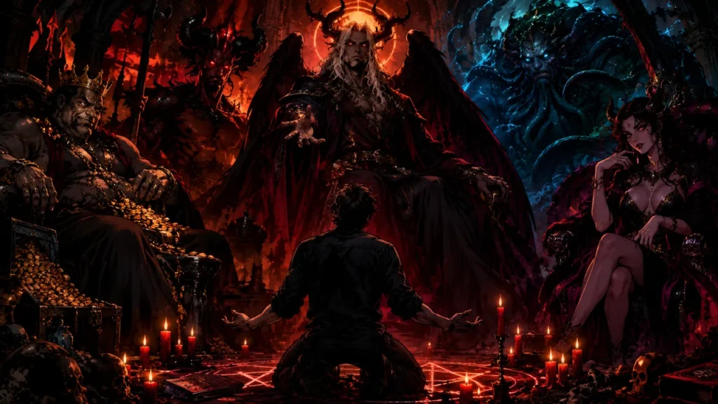 Seven Deadly Sins and their demon