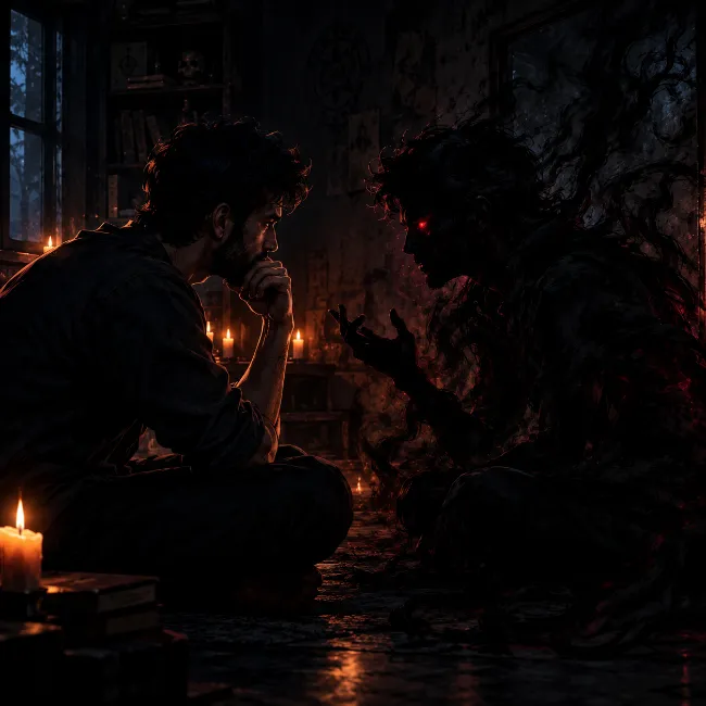 reason behind creating tulpa in darkness of night