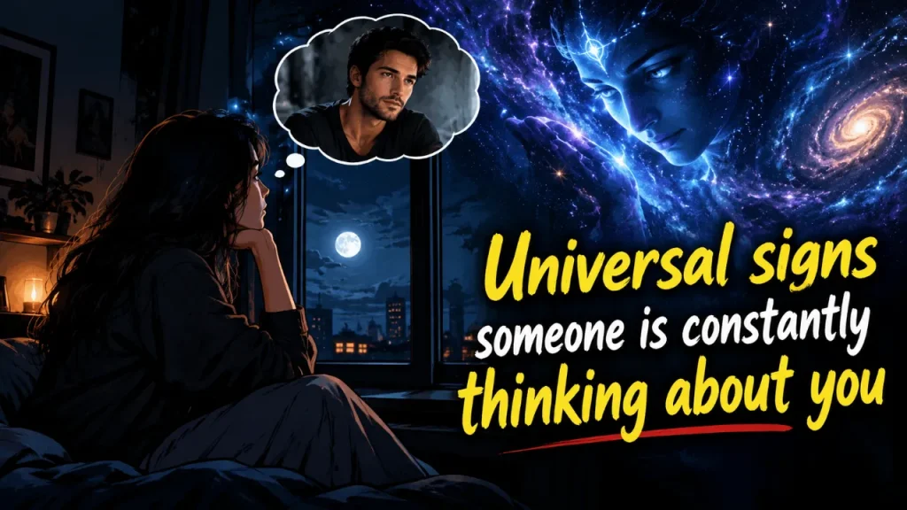 someone is constantly thinking about you